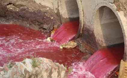 contaminacion del agua por la industria textil